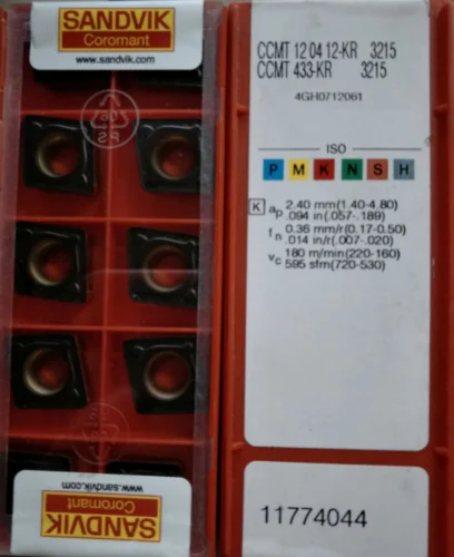 10 шт. твердосплавная вставка CCMT 120412-KR 3215