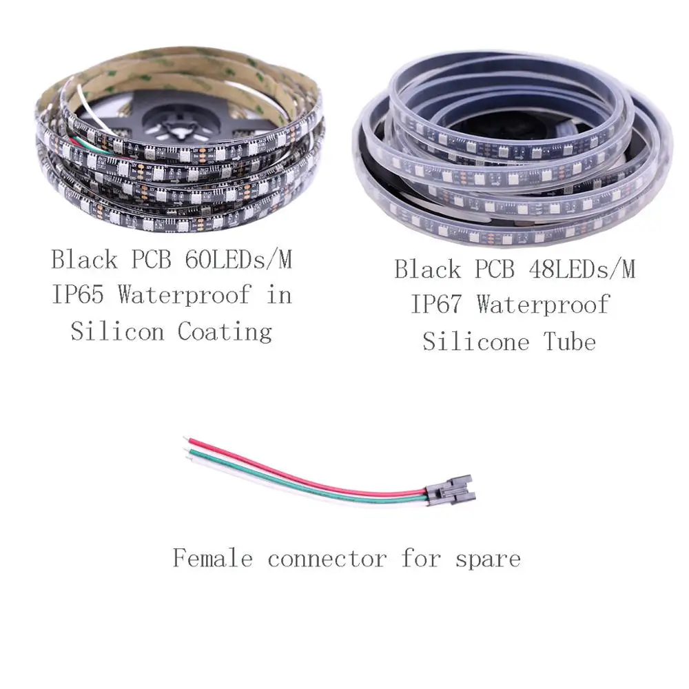 Светодиодный банд 12 в пост. Тока 5 м WS2811 Rgb 5050 светодиодный банд|addressable led|address