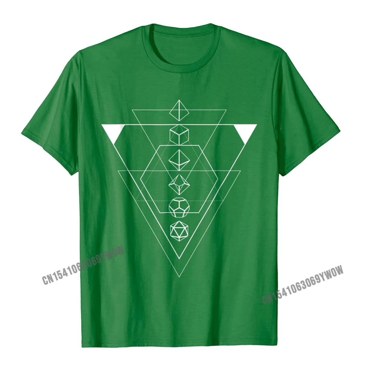 Oversized Design Summer Short Sleeve T Shirts Summer/Fall Crewneck Pure Cotton Tees for Men T-Shirt Casual Top Quality Nerdy Minimalist Polyhedral Dice Set Geeky D20 T-Shirt__1040 green