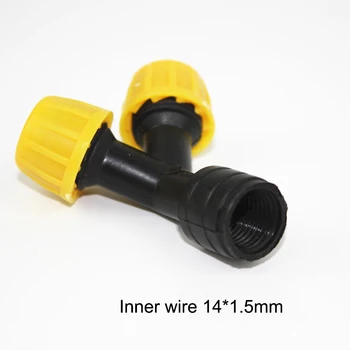 

NEW 5/10 Pcs 2 Way Spray Nozzle Plastic Connector Double Outlet Garden Tap Sprinkler for Lawn Irrigation