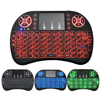

Portable Backlit i8 Mini Air Mouse 2.4G Wireless Keyboard Touchpad English Russian Spanish French Remote Control for Android