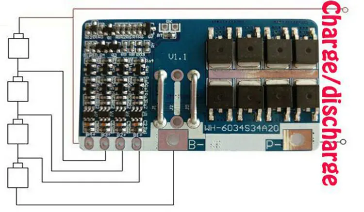 4S 20A LiFePO4 BMS 12 8 V 14 4 18650 Защитная плата аккумулятора с переключателем температуры