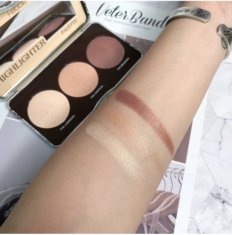 3 цветной маркер для лица бронзаторы палитра макияж GlowKit контур лица мерцающая пудра основа для тела осветитель изюминка косметика