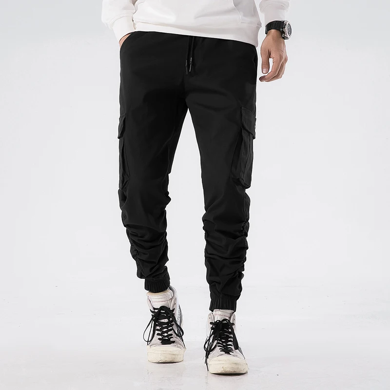 2019 Autumn and Winter Hip Hop Men Pants Men s Loose and Casual Pants with Small 5