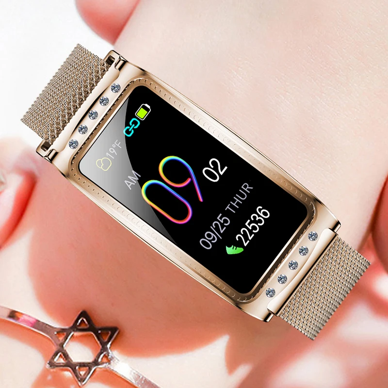 Smart Band Blood Pressure 1.08'' Screen Fitness Tracker Watch Heart Rate Fitness Bracelet IP68 Waterproof sport smart watch
