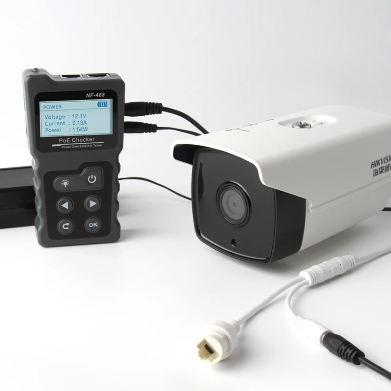 Noyafa NF-488 Lan 테스터 케이블 트래커 PoE 스위치, RJ45 디지털 이더넷 CAT5 CAT6 테스트 네트워킹 LCD 디스플레이 네트워크 도구