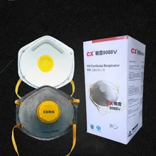 1 шт., противодымная маска, дыхательный клапан, противопылевая маска для рта, фильтр с активированным углем, респиратор, муфельная черная маска для лица