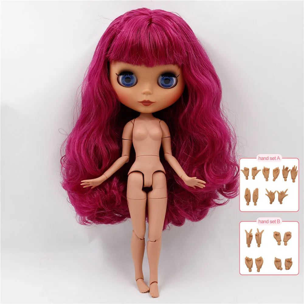 ICY DBS Blyth doll joint body white skin black skin dark skin DIY Make up icy Doll special price give hand set AB girl gift 14
