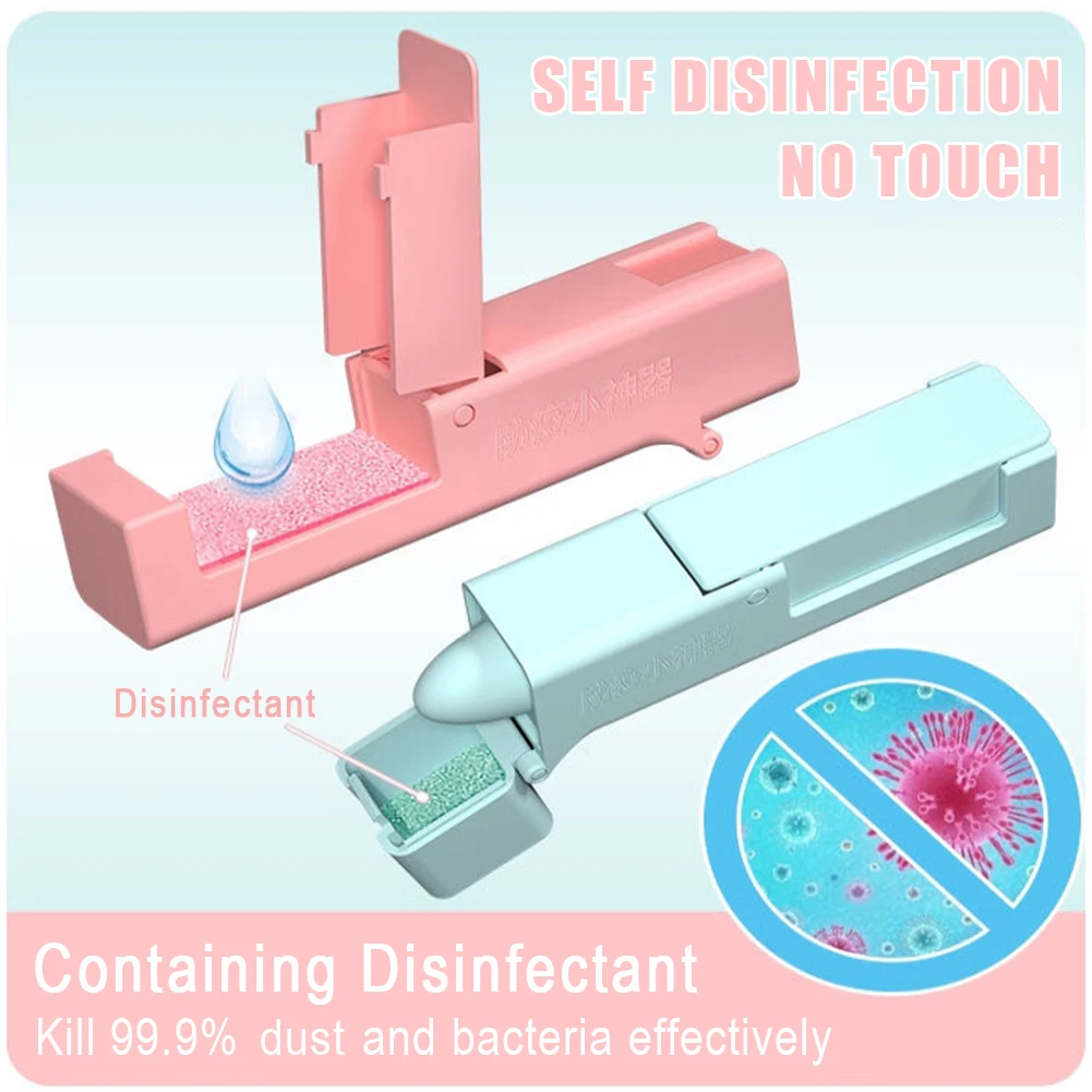 

Portable Press Elevator Self-sterilizing Hand Stick Door Handle Preventing Secondary Anti-Contact Tools Protective Equipment
