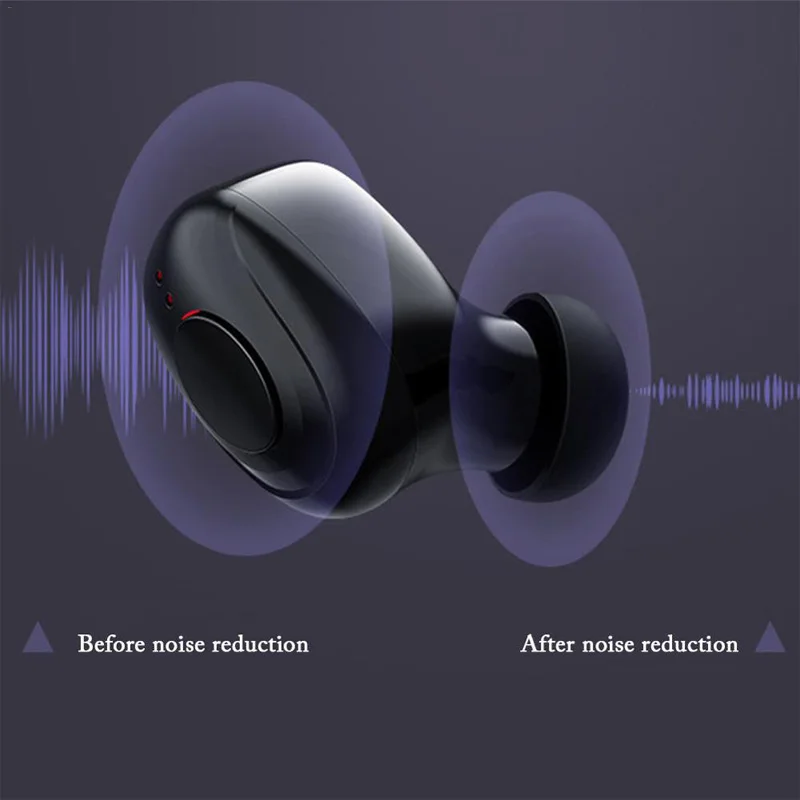 X18 Bluetooth 5 0 TWS Wireless Earphones Mini Earbuds Charging 8D Stereo Sound Headphones for Iphone Xiaomi Huawei Smartphone