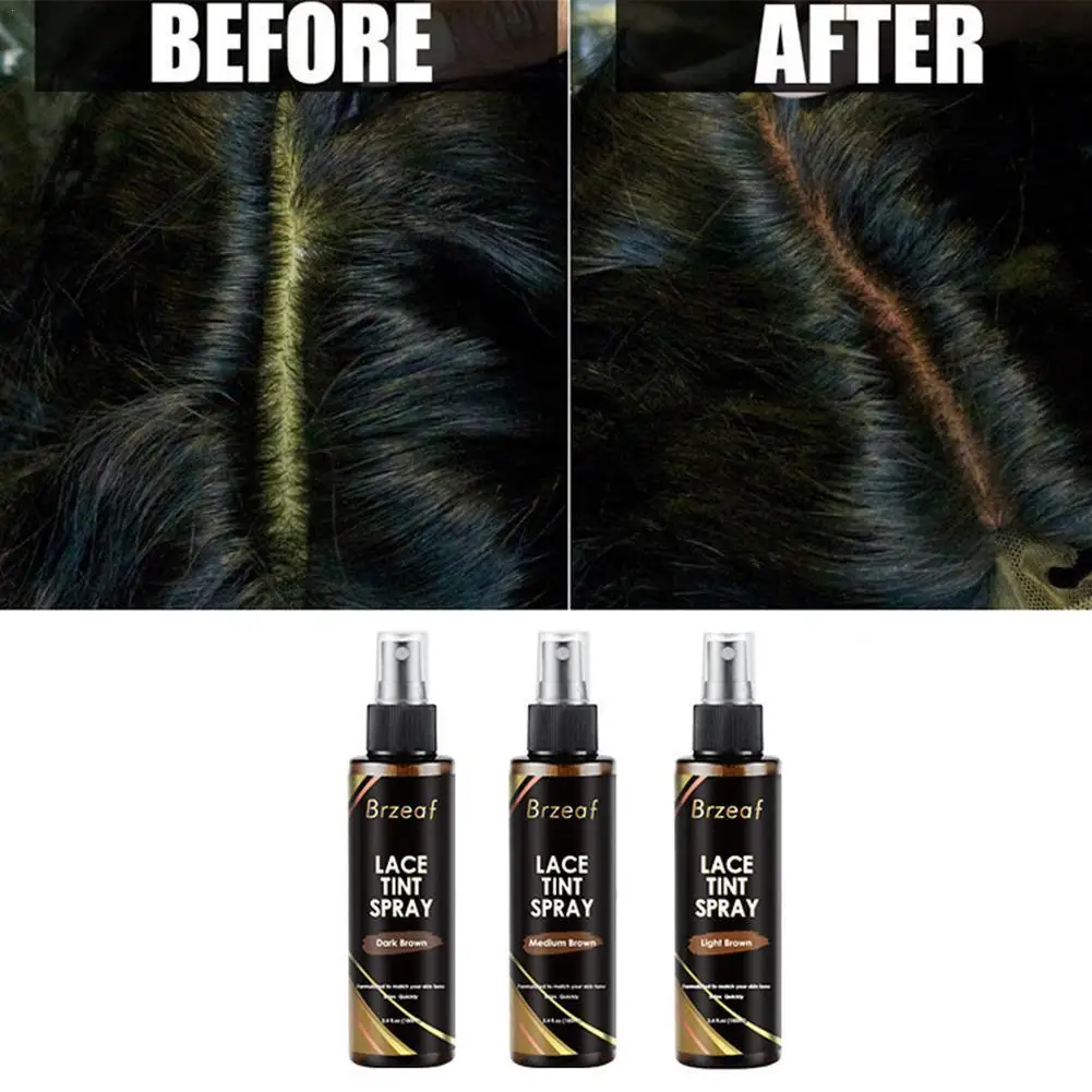 100ml Lace Tint Spray Lace Wig Adhesive Bond Quality Quality Spray Wig