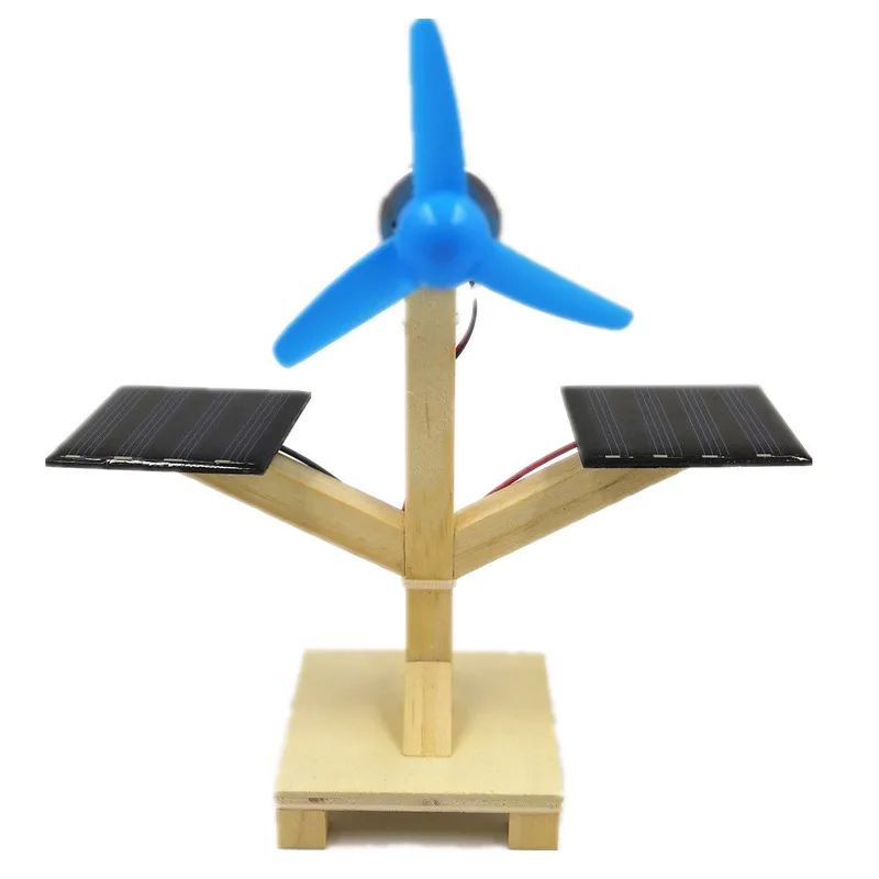 Solar Fan Technology Small Production Invention Environmental Science Experiment Toys diy Assemble Material Pack | Игрушки и хобби