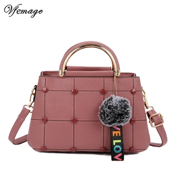 

Vfemage Women Handbags Designer 2 Layer Female Shoulder Bag Multifunction Ladies Crossbody Bags Women Bucket Bag Sac a Main