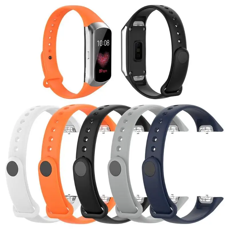 

Replacement TPE Band Sweatproof Waterproof Wrist Strap Bracelet for Samsung Galaxy Fit SM-R370 Accessories