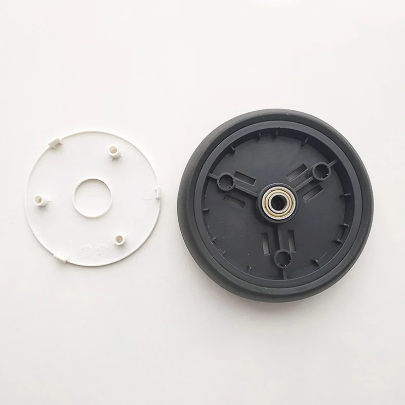 Stroller Wheels PU Tyre Side Cover Wheel Axle Compatible Yoya Yoyo Accessories Screw Clip Type 13.5 CM Trolley Wheel Bracket baby stroller cover net