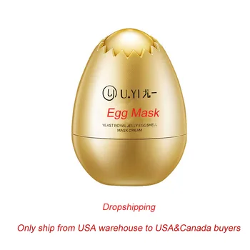 

33g Peel-Off Facial Cream Eggshell Yeast Mask Moisturizing Egg Mask Cream Hydrating Veil Cream Skin Care