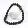 Bracelet œil de tigre en pierre naturelle, perles 6/8/10mm, bijou classique, style bouddha, noir, lave, bijou de méditation de Yoga minimaliste pour hommes et femmes ► Photo 2/6