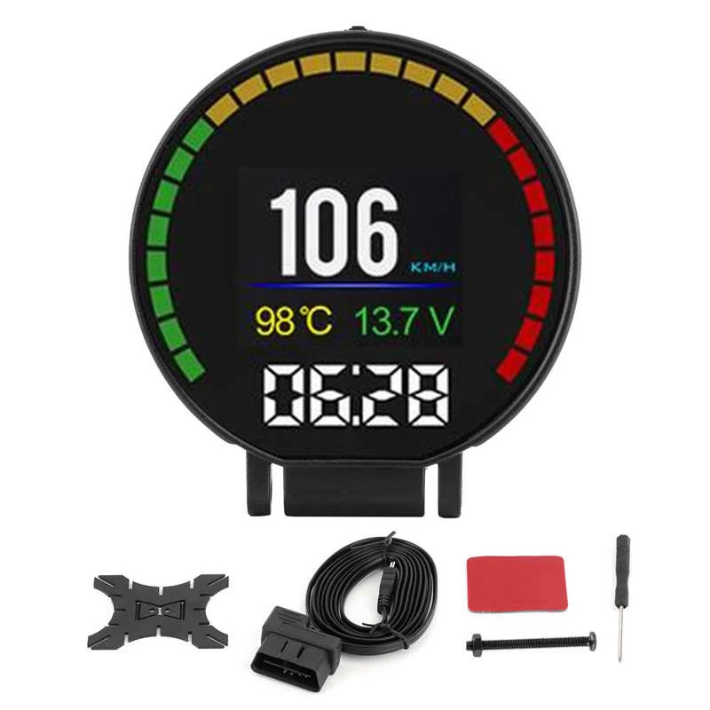 Instrument Panel Gauge Speed Car Hud Gauge Smart Digital Meter Speedometer High Definition Multi Function With Screwdriver Speedometers Aliexpress