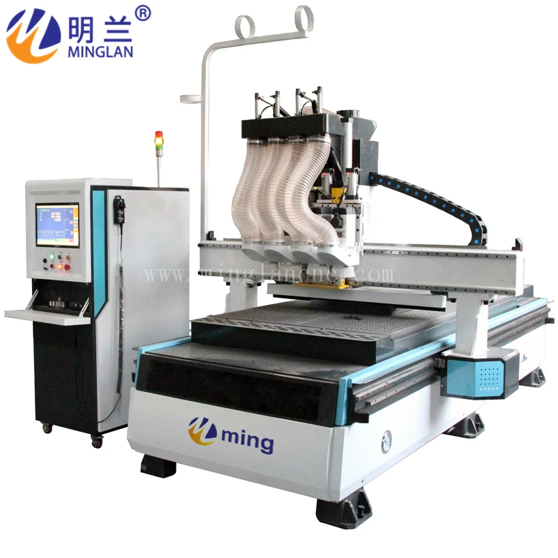 

MINGLAN 1325 Door industry cnc engraving machine for Various board material