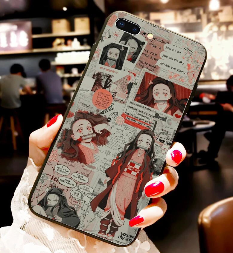 Demon Slayer: Kimetsu no Yaiba пара черный чехол для телефона для huawei p30 pro p30 lite p20 pro p10 mate 20 p10 lite honor 9 lite - Цвет: 24170