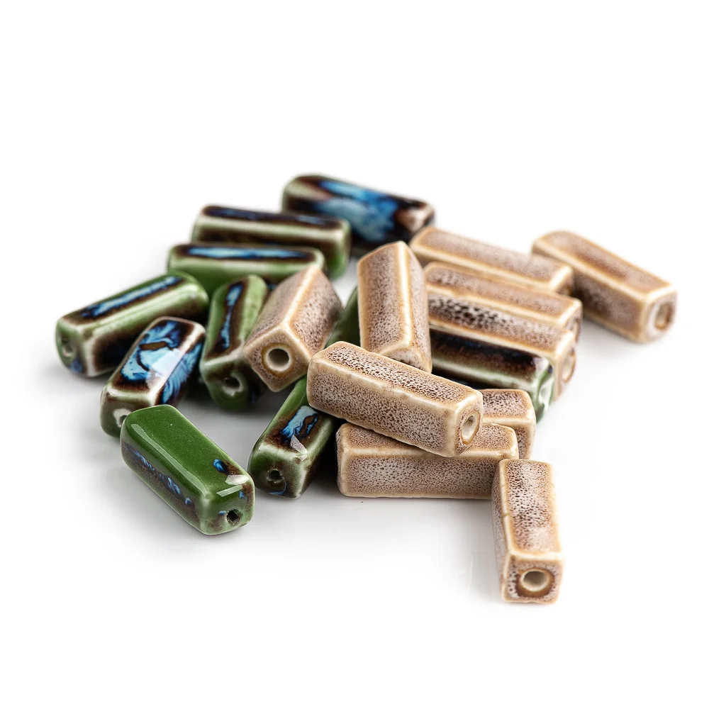 2610pcsSpecailStripShapeRetroStyleCeramicBeadsPendant