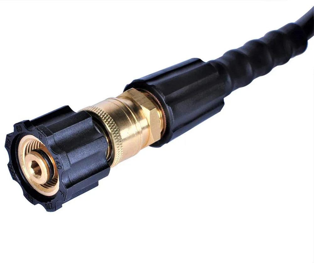 YAMATIC 2 шт. адаптер для стиральной машины, набор M22-14mm Штекерный и 3/" быстрый разъем M22-14mm женский x QC штекер 5000 PSI автомойка