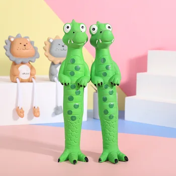 

Durable Dog Chew Toy Aggressive Chewing Toy Squeaky Dog Toys Funny Molar Cleaner Toys Chew Safe Rubber Pet Supplies