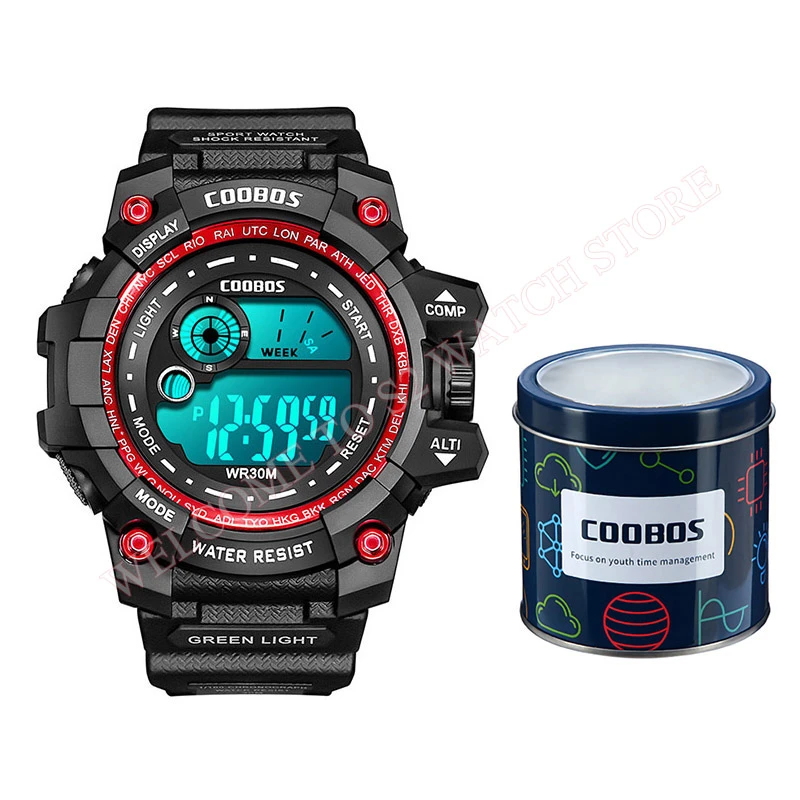 Top Sport Watches Mens 2022 Luxury Multifunction Luminous Men Digital Watch Military Waterproof Clock Gift New Reloj Para Hombre
