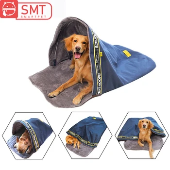 

Smartpet Pet Dog Bed Removable Winter Warm Pet Sleeping Bag Travel Outdoor Soft Warm Dog Blanket Mat For Golden Retriever Home