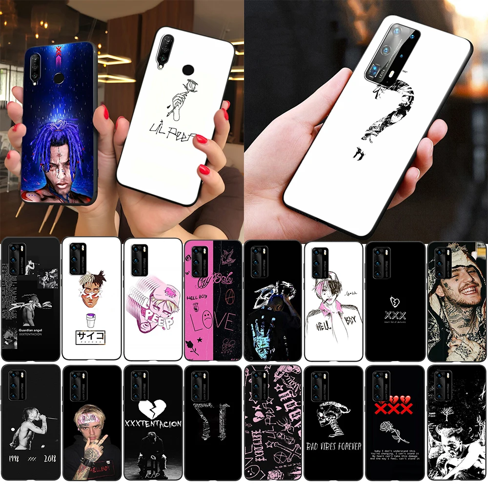 Z215 XXXTENTACION Розовый peep Lil Мягкий силиконовый чехол для Huawei P8 P9 Lite 2016 2017 P Smart Z Plus 2019 из