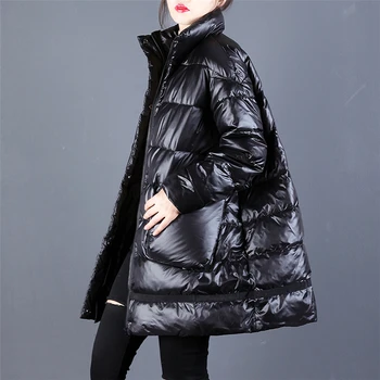 

2020 New Winter Jacket Women Parka Korean Fashion Fluffy Down Cotton Outerwear Thick Warm Padded jacket Loose Ladies Coats Tide
