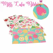 8x13 дюймов(20x34 см) фрукты серии авокадо, арбуз цифровая печать виниловая лента свободу вырезать кусок 60 шт./упак. "сделай сам" без рукавов, для детей, с полоской на заказ