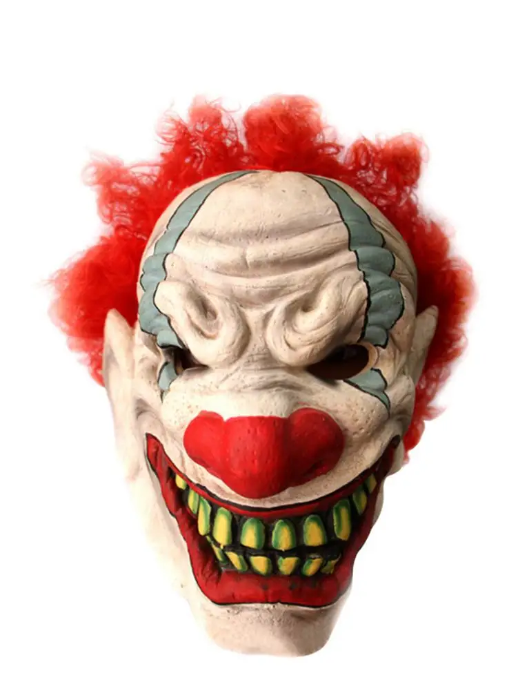 Pennywise ужас одежда для клоуна Маска латекс Хэллоуин страшная маска клоуна вечерние реалистичные аксессуары для косплея