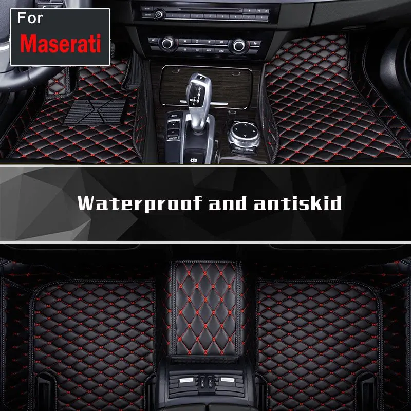 

2018 High-Quality Auto Floor Mats Set Mpv Car Styling Carpet Left Driving For Maserati Granturismo Quattroporte Ghibli Levante