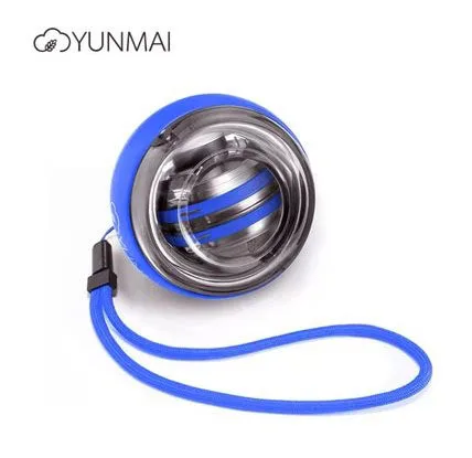 3 Colors Original Yunmai Wrist Ball Trainer LED Gyroball Essential Spinner Gyroscopic Forearm Exerciser Gyro Ball Decompression 