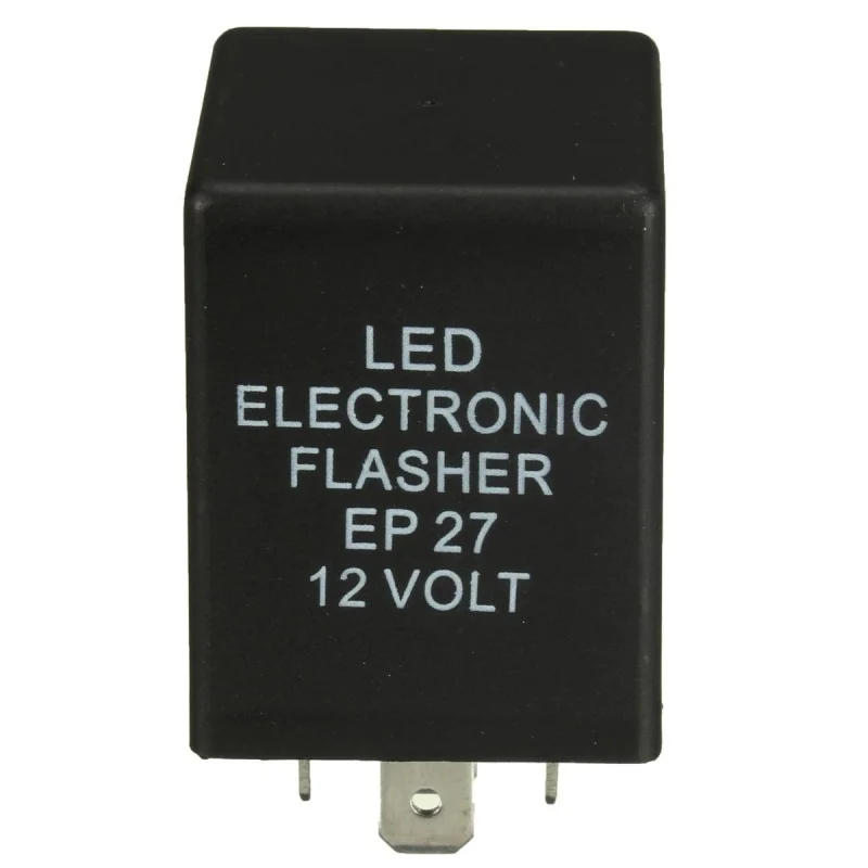 5 PIN EP27 LED Electronic Flasher Relay Turn Signal Decoder Load