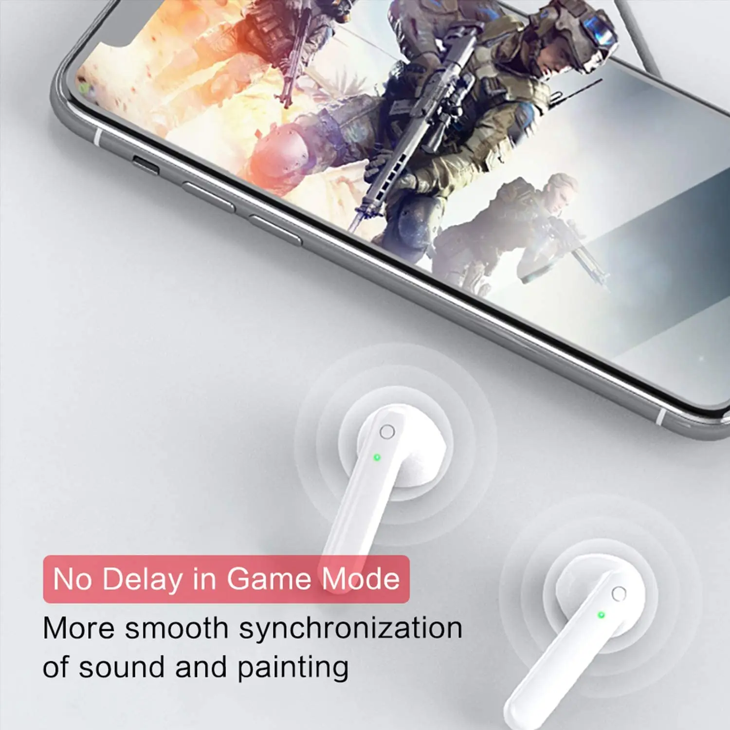 TWS Wireless Headphones Bluetooth 5 1 Earphones LED Display with Microphone Sports Waterproof Touch Control Headsets Stero Sound