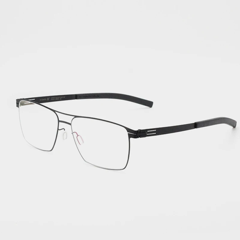 

men eyewear frames luxury designer glasses frame stainless steel eyeglasses brand glasses frames myopia screwless eyewear