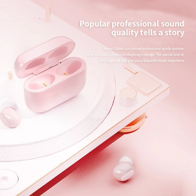 Newest Cute Air 3 Earphones TWS Bluetooth 5.0 ANC Wireless Waterproof IPX54 Headset Smart Touch for Apple Xiaomi Huawei Samsung