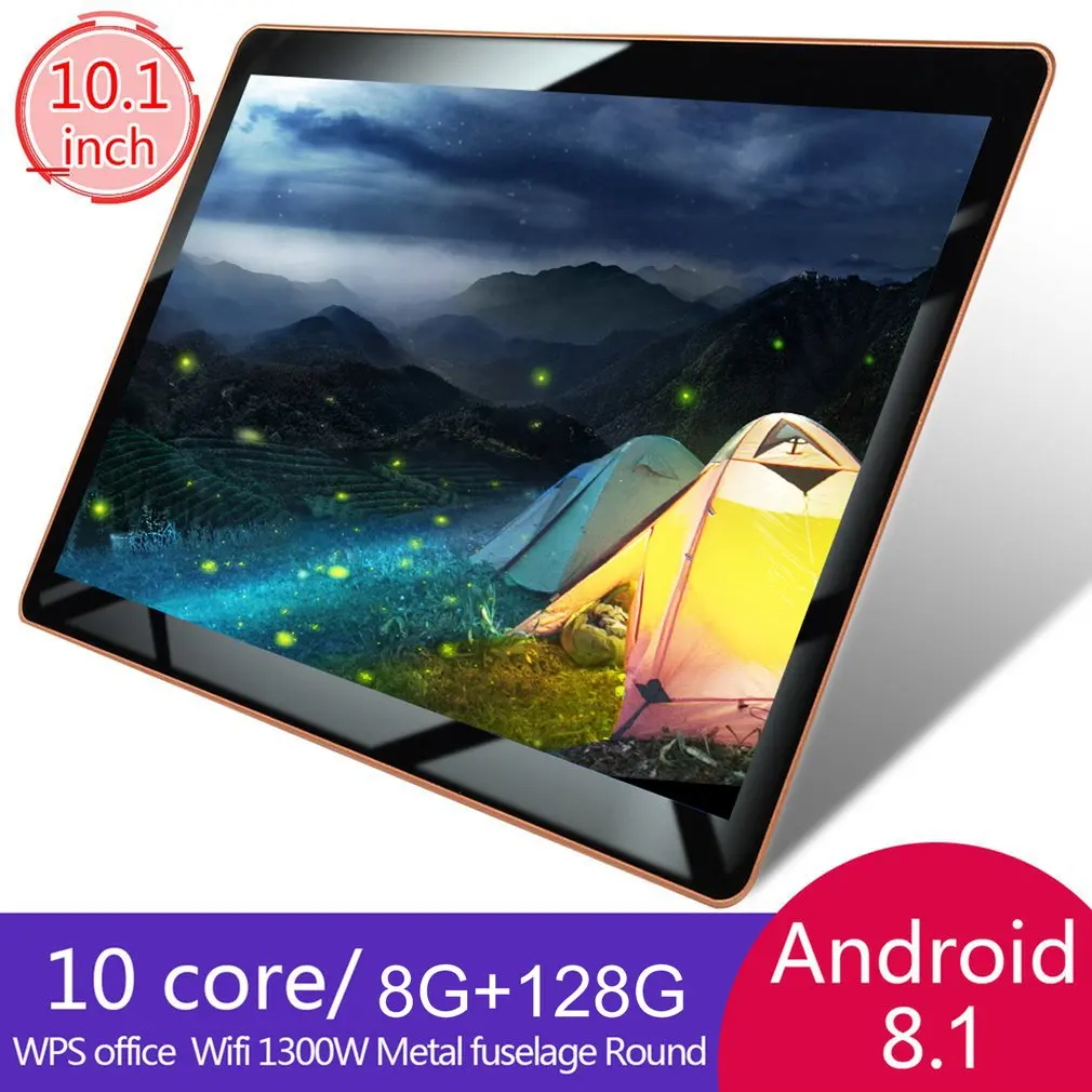 

2019 10 inch tablet PC 3G 4G LTE Android 8.1 10 Core metal tablets 8GB RAM 128GB ROM WiFi GPS 10.1 tablet IPS WPS CP9
