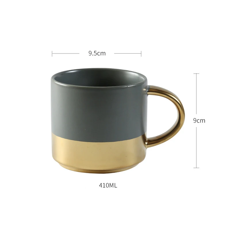 Европейская роскошная кофейная кружка с золотой ручкой, керамическая кофейная чайная молочная питейная посуда кружки, фарфоровые кружки, индивидуальная кофейная чашка