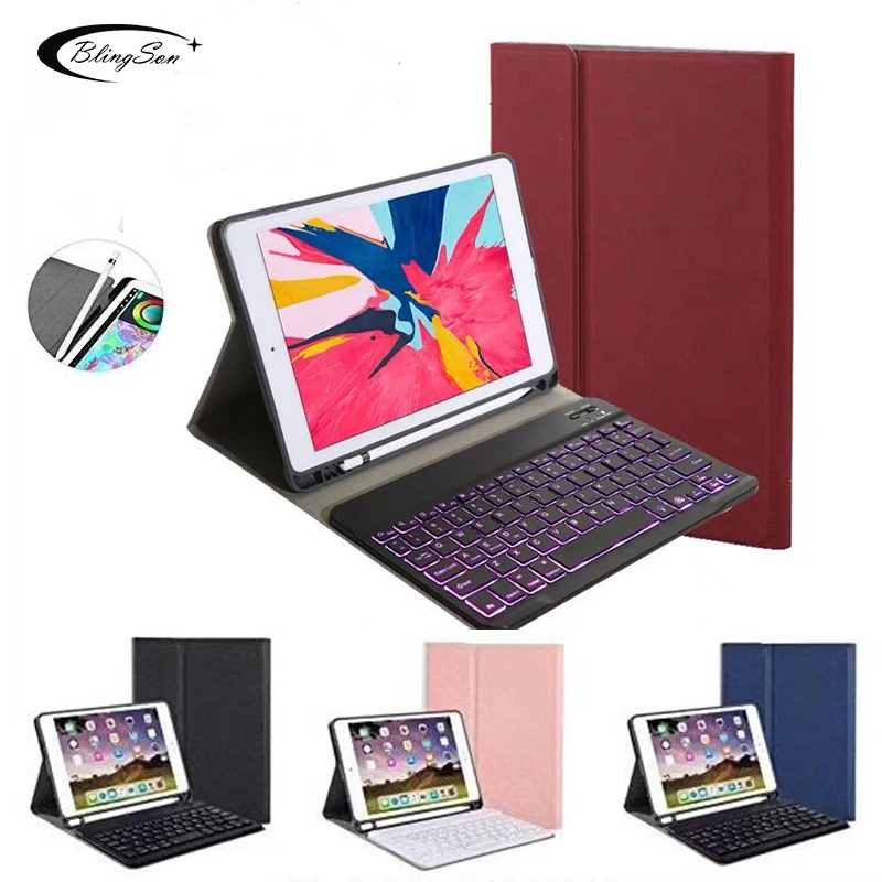 Bluetooth Keyboard for iPad 10.2 Smart Cover Case for iPad 7th Gen 10.2