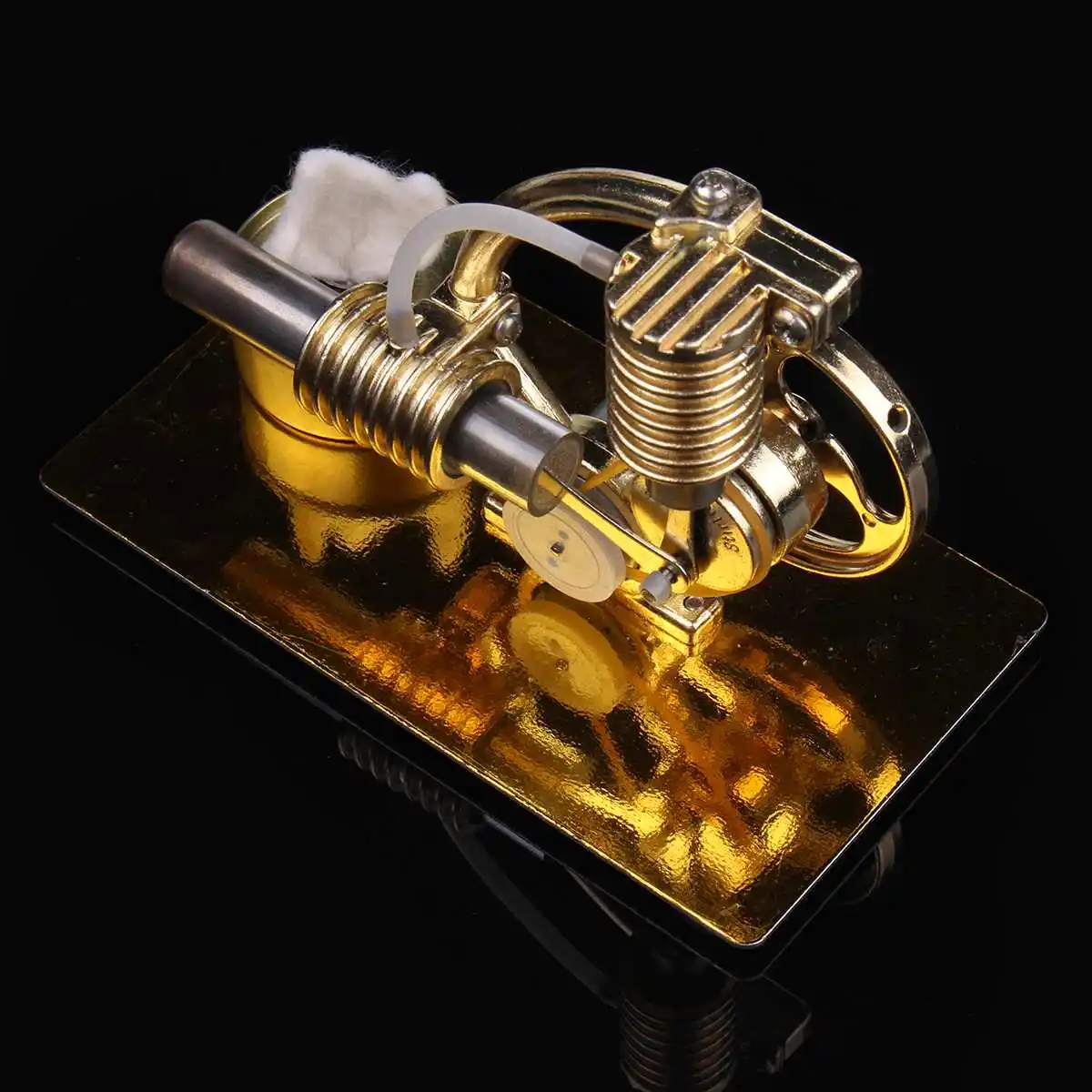 

Hot LBLA Steam Power Stirling Engine Motor Model With Bulb School Demonstration Education Toy Kit For Kid