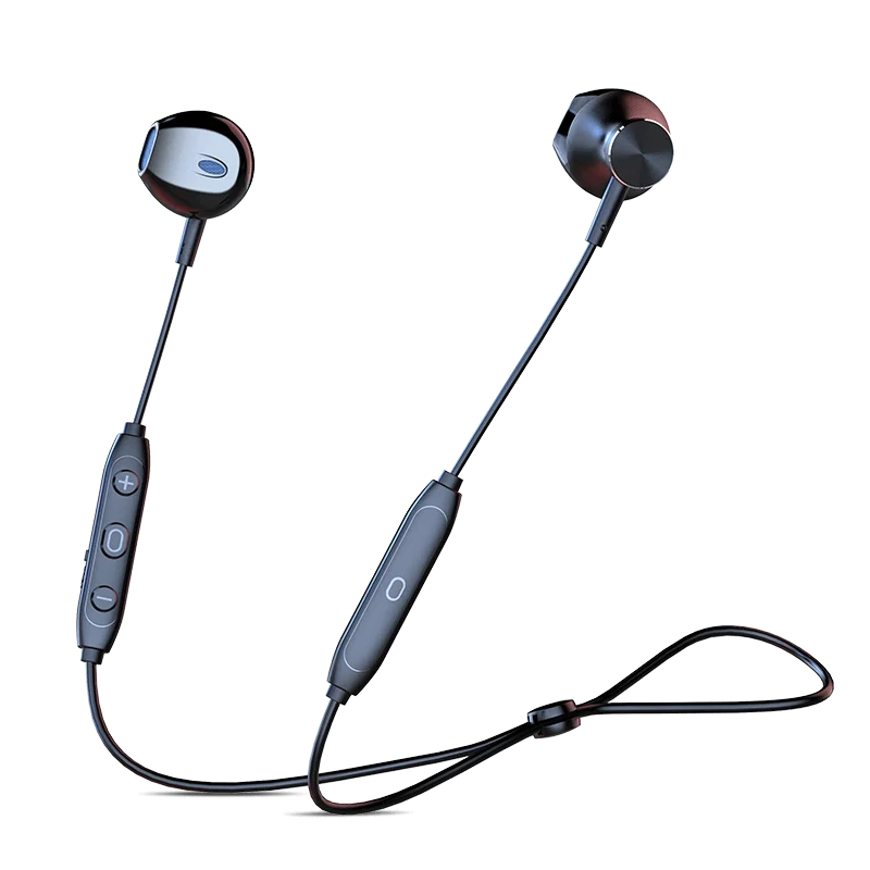 Langsdom L5C Bluetooth гарнитура 5,0 с магнитным переключателем вкладыши сабвуфер Спортивная Bluetooth гарнитура - Цвет: Черный