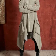 AliExpress EBay, стиль,, необычная модная толстовка с капюшоном, Тренч, пальто средней длины