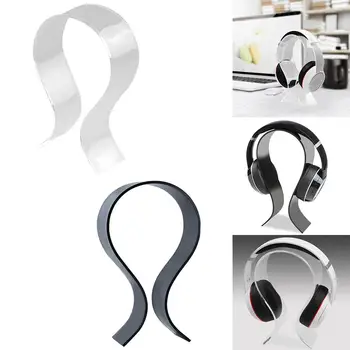 

1Pc Universal Headphone Stand Holder Acrylic U-Shaped Stand Bracket for Over-Ear Headphone Headset Display Stand Hanger Rack