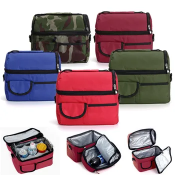 

Ice Bag Lunch Box Lunch Picnic BBQ Camping Thermal Cooler Food Drink Cool Insulated Large Portable Bag Aluminum Foil Cooler Bag