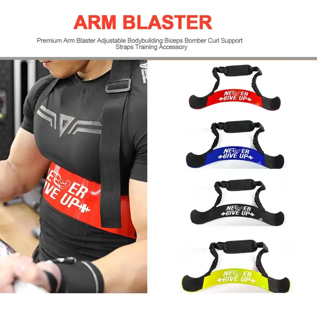 Arm Blaster Per Allenamento Bicipiti - Attrezzo Fitness Per Curl Con Cinghia Regolabile - Foto 2