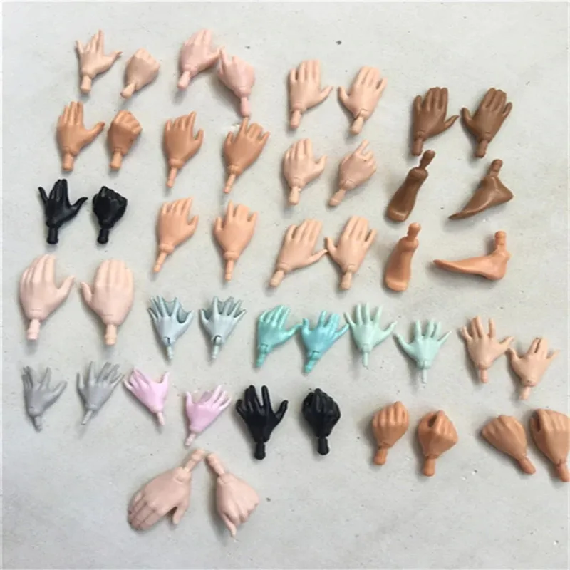 Original Yoga Doll Body Replacement Hands Feet Multi Colors Different