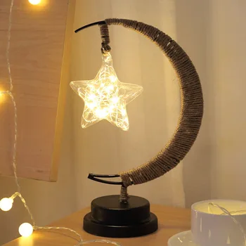 

Moon Night Light Handcraft Decoration Lamp Star Desk Lamp Cute
